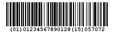 ActiveBarcode: GS1-128, EAN-128