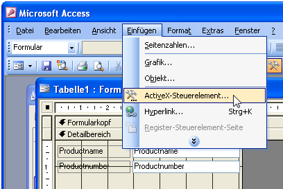 Barcode, Access 2000, XP, 2003