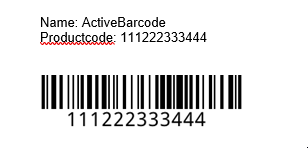 ActiveBarcode: Ergebnis des Seriendrucks