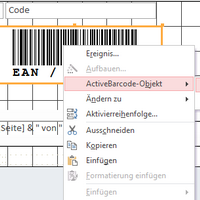 Barcode-Objekt