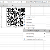 Excel<br>Barcode-Objekt