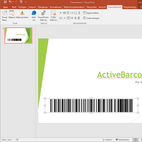 PowerPoint<br>Barcode-Objekt