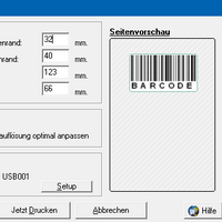 Einen Barcode drucken